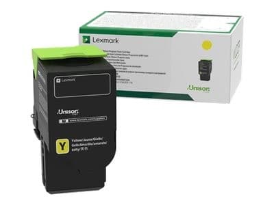 Lexmark - yellow - original - toner cartridge - LCCP, LRP - Image 1