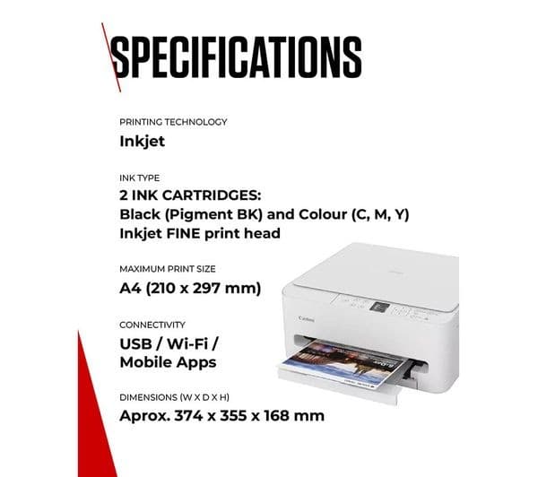 CANON PIXMA TS6550i All-in-One Wireless Inkjet Printer - Image 6