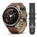 GARMIN fēnix 9 Pro inReach 47mm AMOLED GPS Smartwatch Titanium Sapphire LTE Satellite 64GB - Walnut Leather thumbnail 1