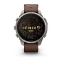 GARMIN fēnix 9 Pro inReach 47mm AMOLED GPS Smartwatch Titanium Sapphire LTE Satellite 64GB - Walnut Leather thumbnail 2
