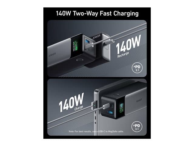 Anker 24000mAh 140W Power Bank Black - Image 3