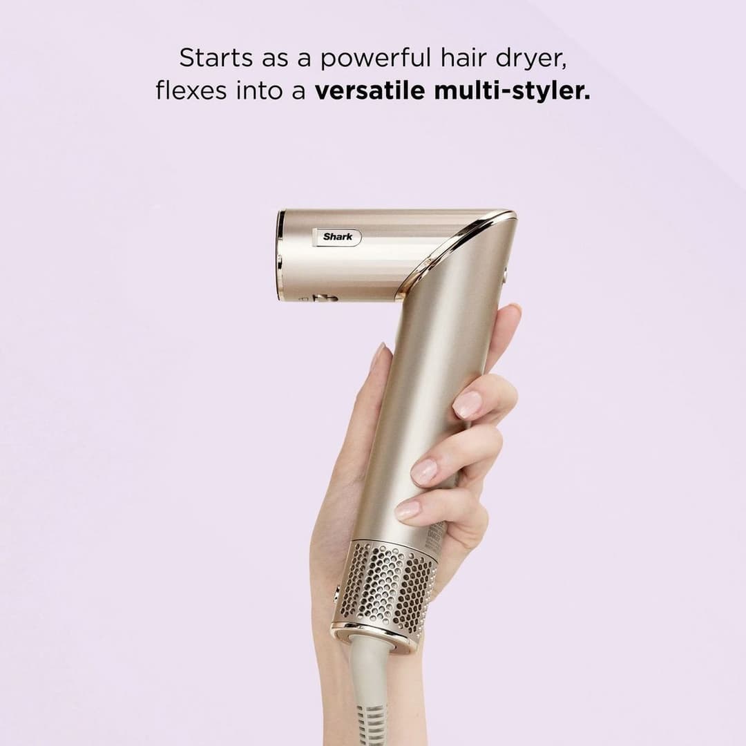 Shark FlexStyle 4-in-1 Multi-Styler and Hair Dryer HD436SLUK - Stone  - Image 3