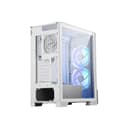 MSI MPG VELOX 300R AIRFLOW PZ Tempered Glass Mid Tower PC Case - White thumbnail 5
