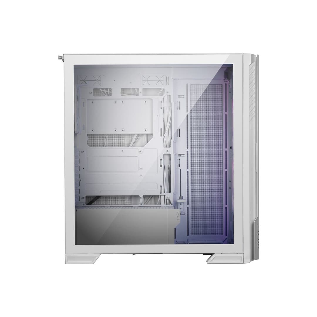 MSI MPG VELOX 300R AIRFLOW PZ Tempered Glass Mid Tower PC Case - White - Image 7