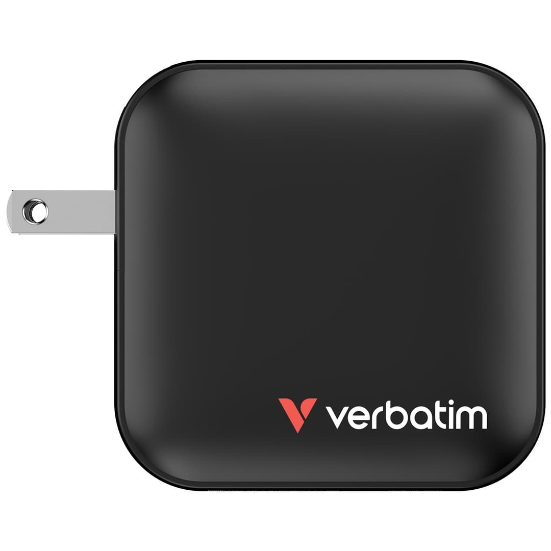 Verbatim Mini GaN Charger 100W 4 Port US plug with EU and UK adaptors - Image 4