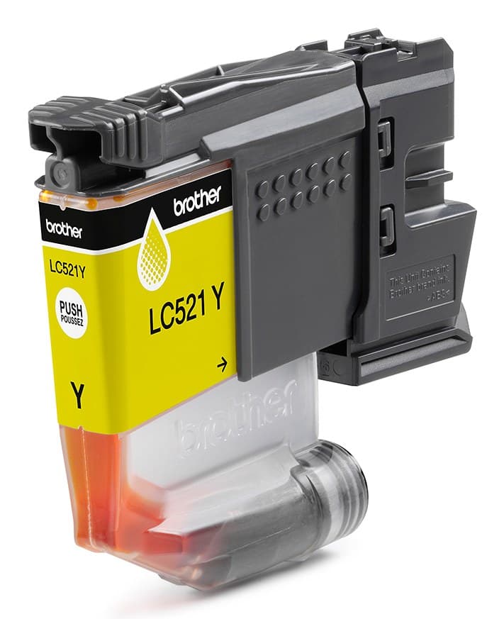 Brother LC521 Genuine Ink Cartridge 500 Pages - Yellow - Image 3