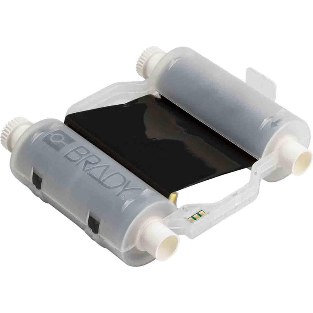 Brady B30-R6400 B30 Series Black Heavy-Duty Print Ribbon 110mm x 61m for BBP3x, i3300 & S3xxx Printers - Image 1