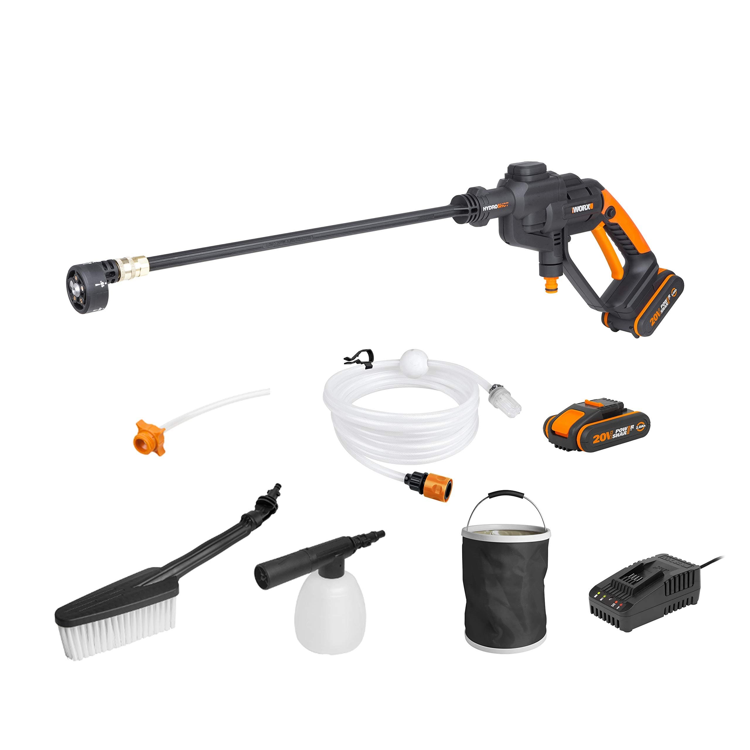 WORX WG620E.4 Cordless Pressure Washer - Black