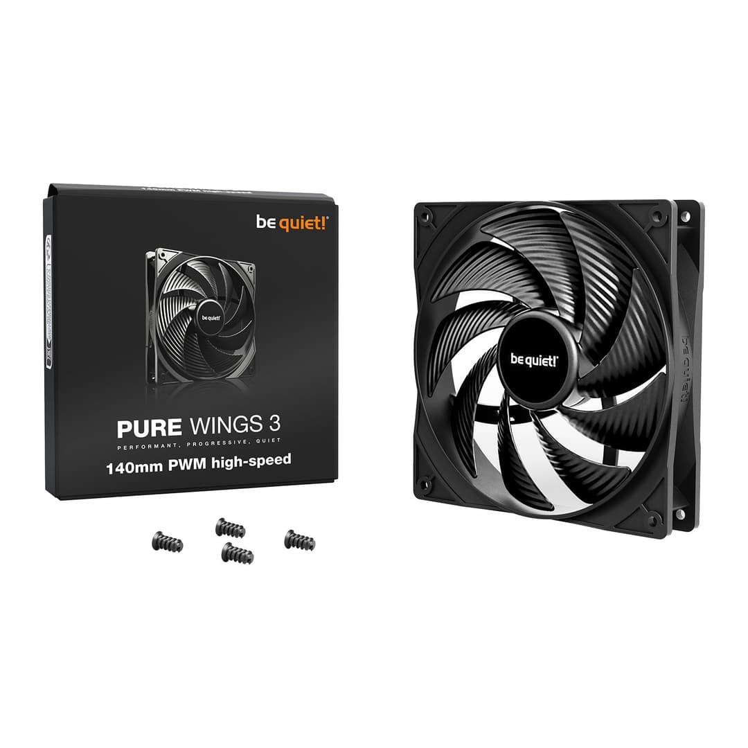 be quiet! Pure Wings 3 140mm PWM Case Fan - Image 1