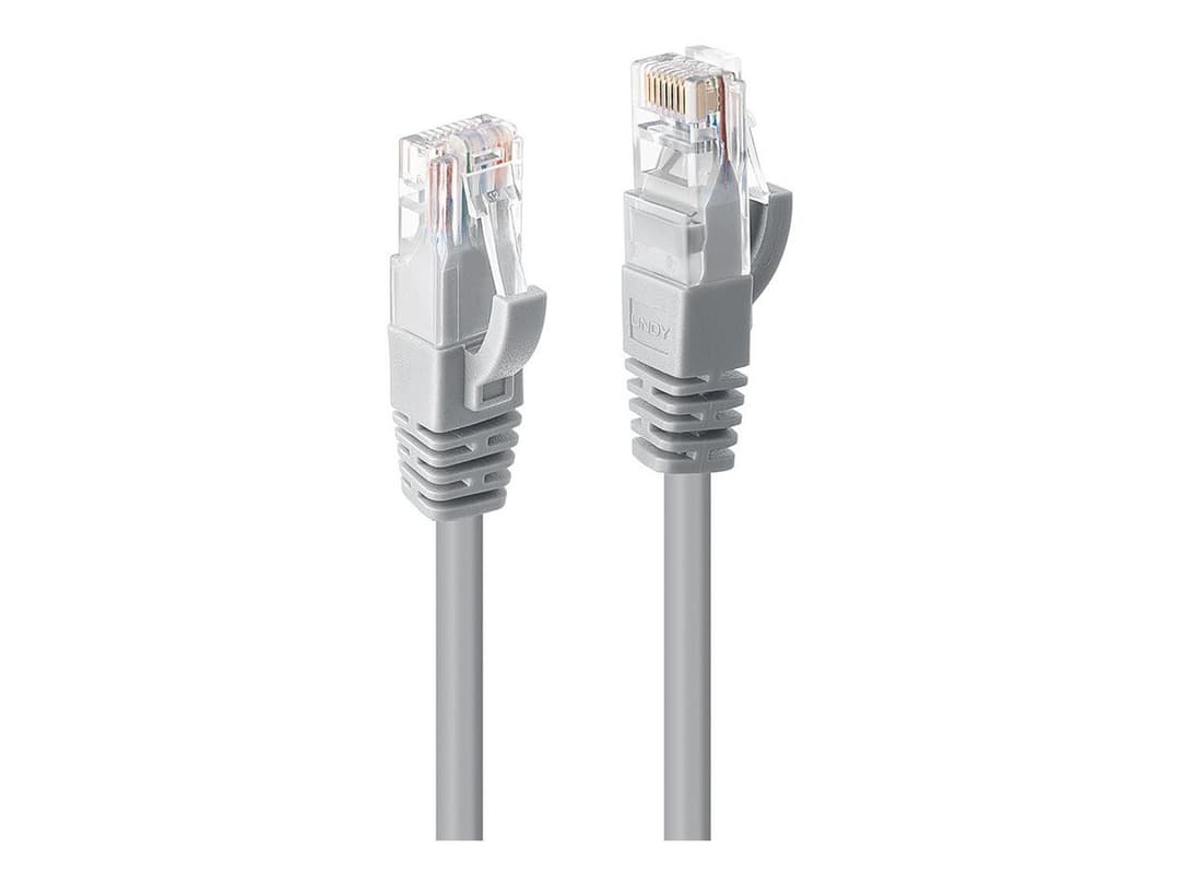 Lindy CAT 6 Patch Cable 15m Grey - Image 1