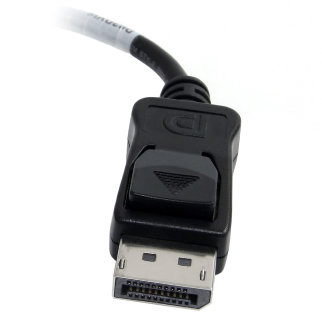 StarTech.com DisplayPort to DVI Adapter - Active DisplayPort to DVI-D Adapter/Video Converter 1080p - DP 1.2 to DVI Monitor Cable Adapter Dongle - DP to DVI Adapter - Latching DP Connector - Image 3