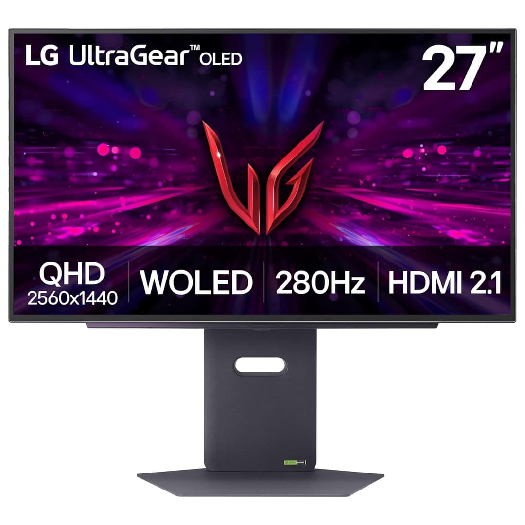 LG UltraGear 27GX700A-B 27" OLED Quad HD 280Hz 0.03ms Freesync Premium Pro Gaming Monitor - Image 1
