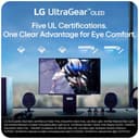 LG UltraGear 27GX700A-B 27" OLED Quad HD 280Hz 0.03ms Freesync Premium Pro Gaming Monitor thumbnail 8