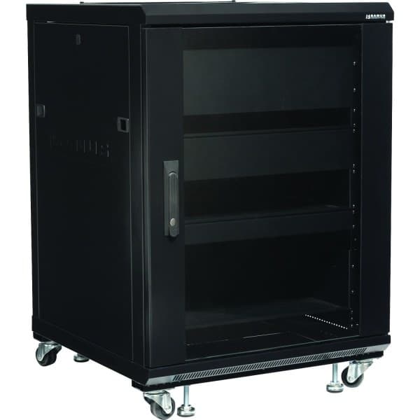 Sanus - Component 100 Series 15U A/V Rack - Black