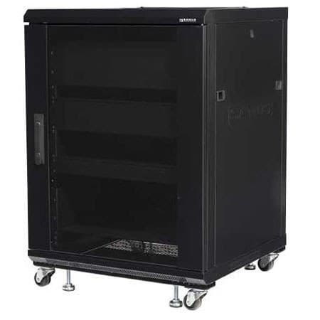 Sanus - Component 100 Series 15U A/V Rack - Black - Image 2
