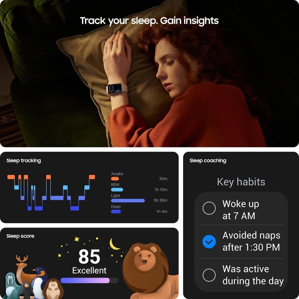 Samsung Galaxy Fit3 Fitness Tracker Gray - Image 6
