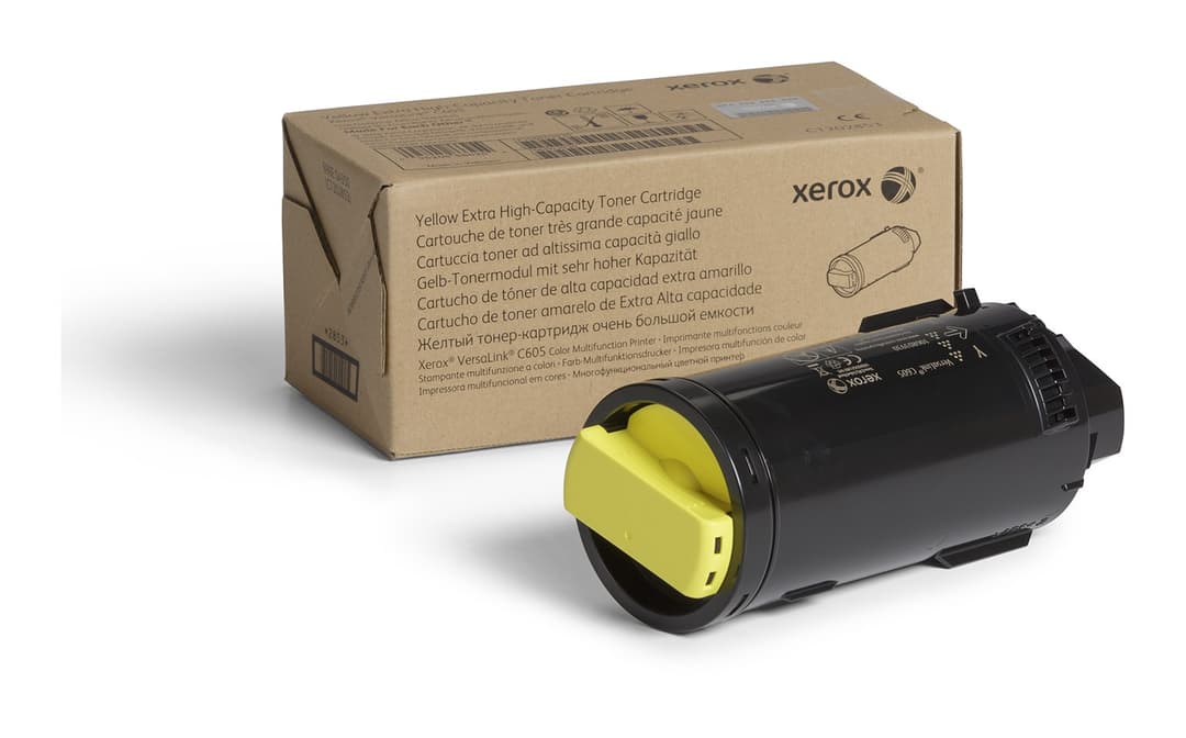 Xerox Genuine ® VersaLink® C605 Color Multifunction Printer Yellow Extra High capacity Toner Cartridge (16800 Pages) - 106R03934 - Image 1