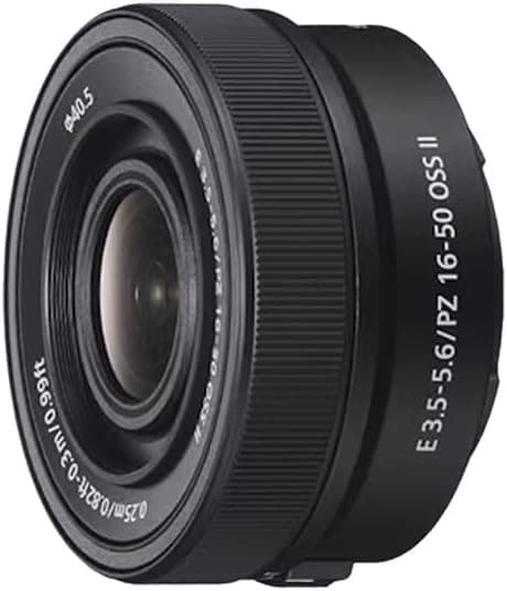 Sony E PZ 16-50mm F3.5-5.6 OSS II Power Zoom Lens - Black
