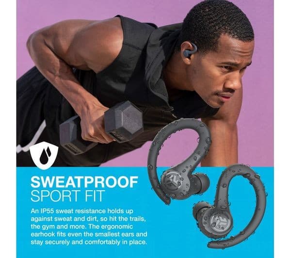 JLab GO Air Sport True Wireless Earbuds - Graphite - Image 5