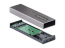 STARTECH M2-USB-C-NVME-SATA M.2 NVMe/SATA SSD Enclosure USB-C 10Gbps 2230/2242/2260/2280 Aluminium Space Grey thumbnail 1