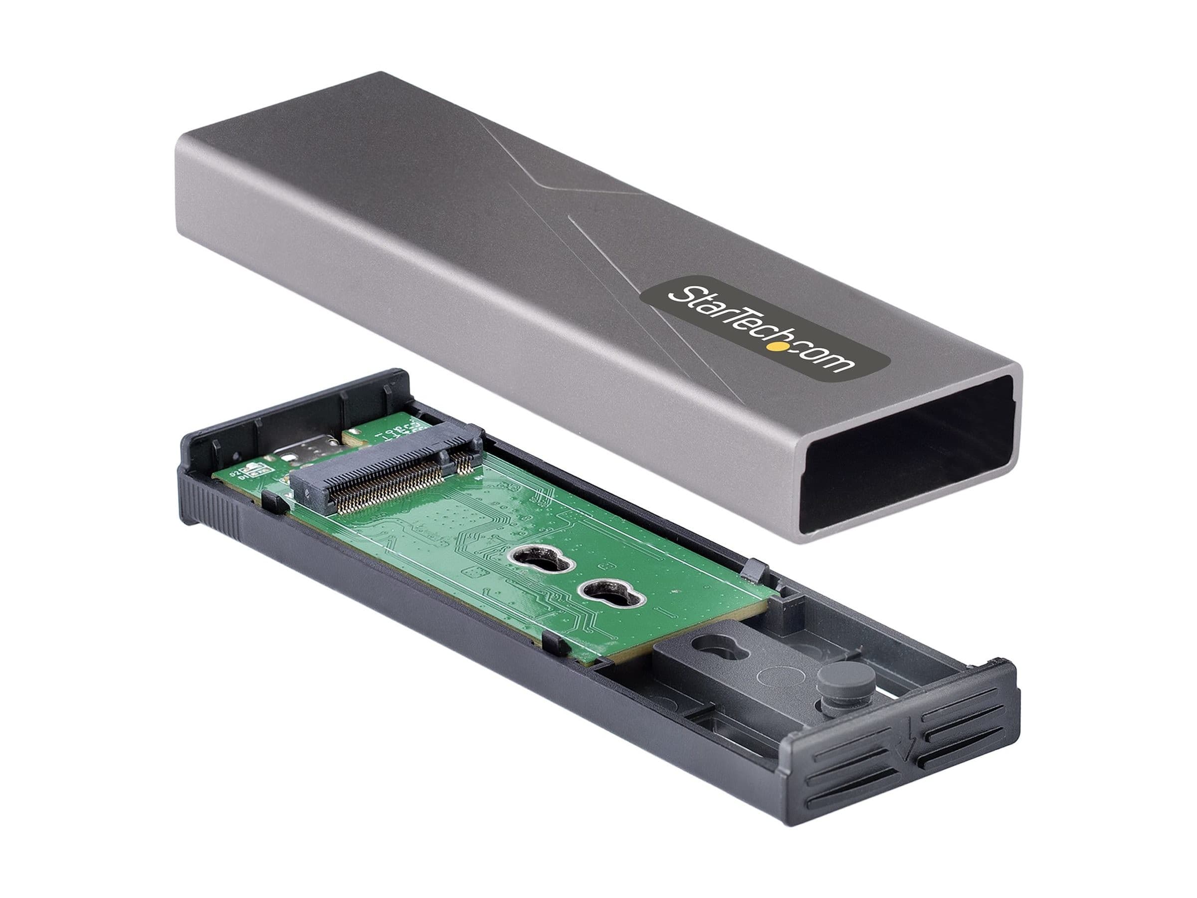 STARTECH M2-USB-C-NVME-SATA M.2 NVMe/SATA SSD Enclosure USB-C 10Gbps 2230/2242/2260/2280 Aluminium Space Grey