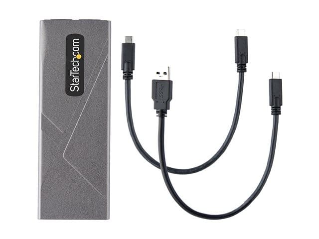 STARTECH M2-USB-C-NVME-SATA M.2 NVMe/SATA SSD Enclosure USB-C 10Gbps 2230/2242/2260/2280 Aluminium Space Grey - Image 2