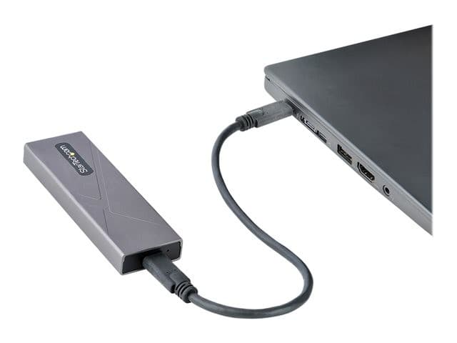 STARTECH M2-USB-C-NVME-SATA M.2 NVMe/SATA SSD Enclosure USB-C 10Gbps 2230/2242/2260/2280 Aluminium Space Grey - Image 5