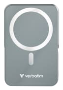 Verbatim Charge 'n' Go Magnetic Wireless Power Bank with Stand 10000 mAh - 15W MagSafe, 20W USB-C PD - Grey thumbnail 2