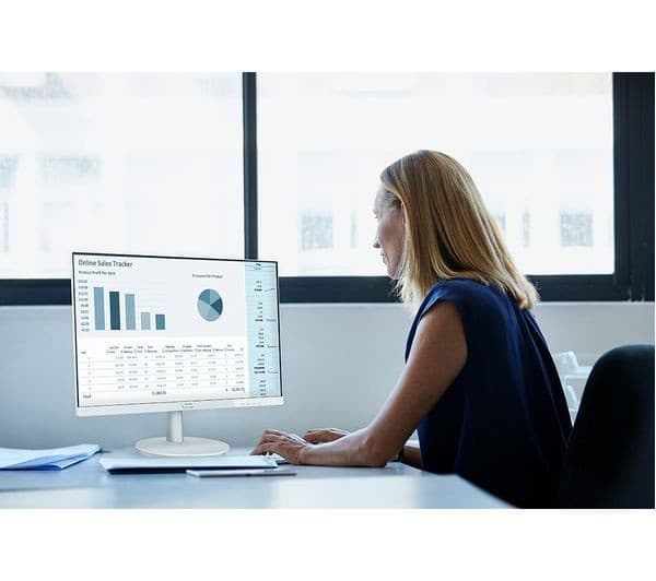 Philips V-line V8AW Full HD IPS 75Hz Monitor White - 24-inch - Image 4