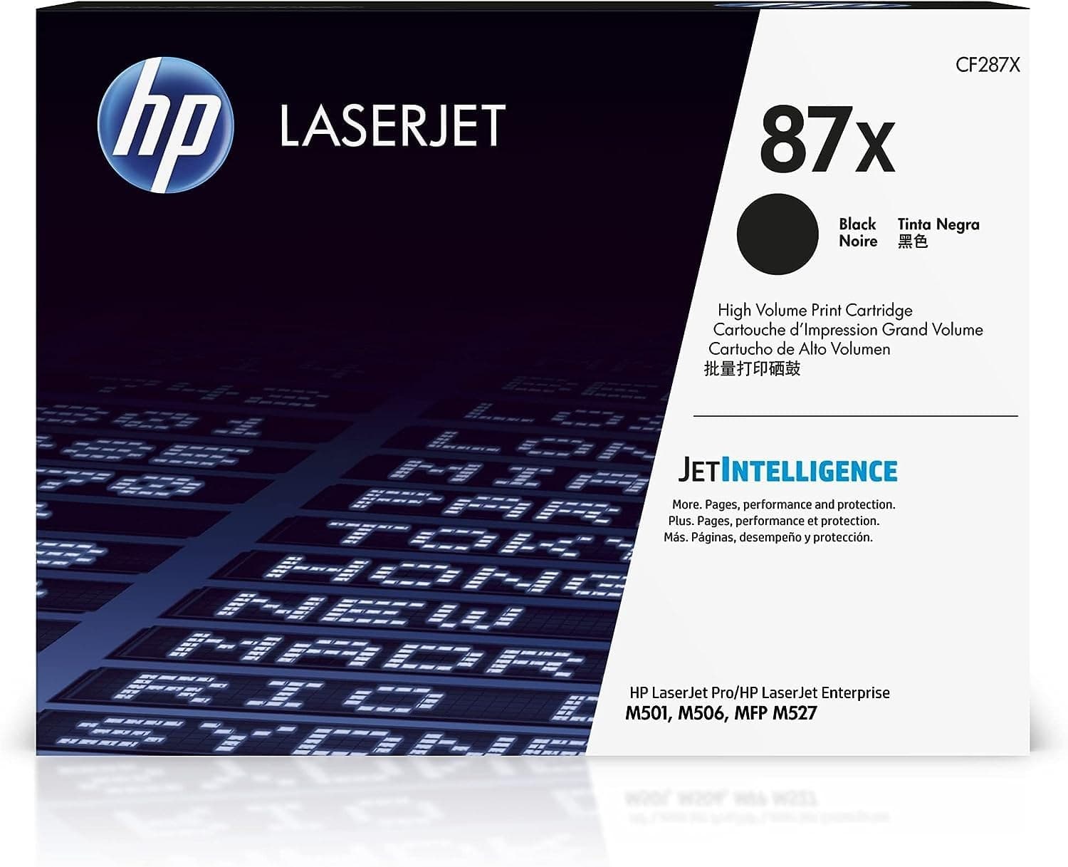 HP CF287X 87X High Yield Original LaserJet Toner Cartridge - Black