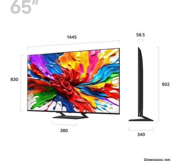 LG QNED93 65" QNED evo AI Mini LED 4K HDR Smart TV 2025 - 65QNED93A6A - Image 10