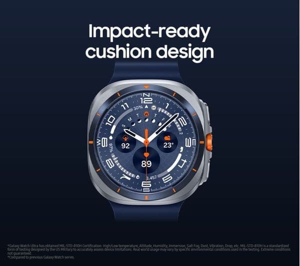 Samsung Galaxy Watch Ultra Smartwatch 47mm Titanium Silver - Image 7