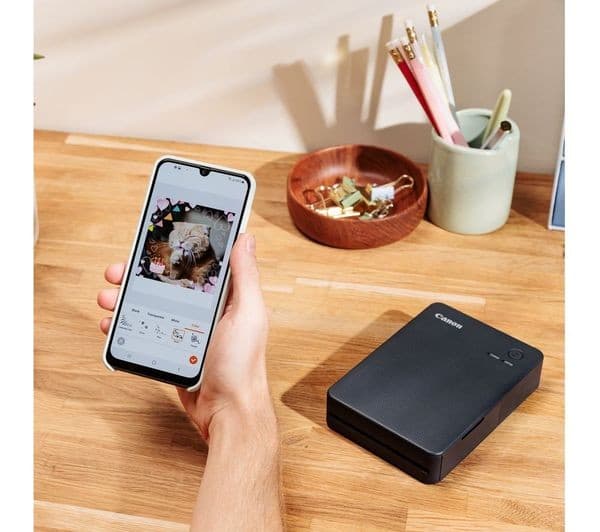 Canon SELPHY QX20 Portable Colour Photo Wireless Printer Dark Grey - Image 2
