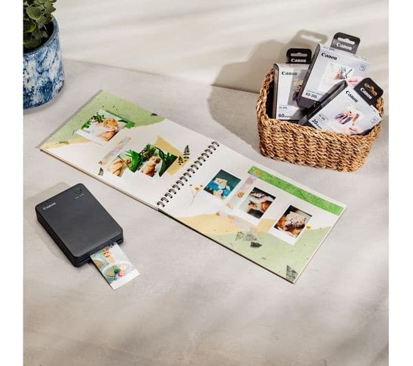 Canon SELPHY QX20 Portable Colour Photo Wireless Printer Dark Grey - Image 4