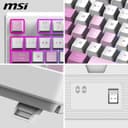 MSI Forge GK600 TKL Wireless RGB Mechanical Gaming Keyboard - Violet thumbnail 4
