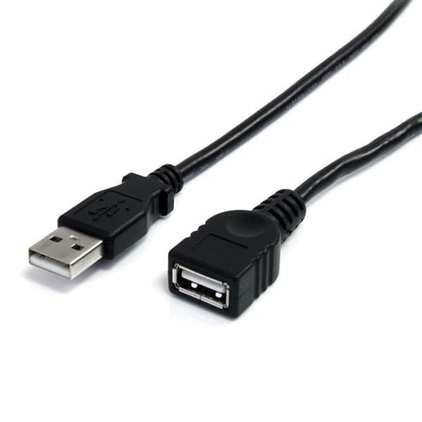 StarTech.com 3 ft Black USB 2.0 Extension Cable A to A - M/F - Image 1