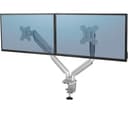 FELLOWES Platinum Series Dual Arm Full Motion 40" Monitor Desk Mount - Silver thumbnail 2
