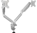 FELLOWES Platinum Series Dual Arm Full Motion 40" Monitor Desk Mount - Silver thumbnail 4