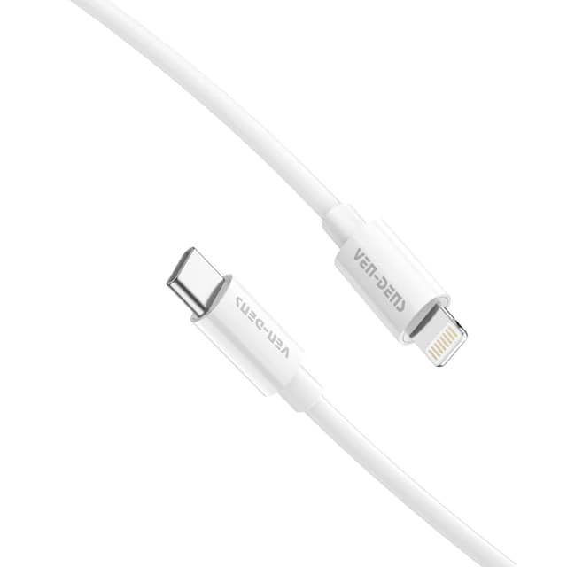Ven-Dens Silicone USB-C to Lightning Fast Charging Cable Heat-Resistant VD-DCP04