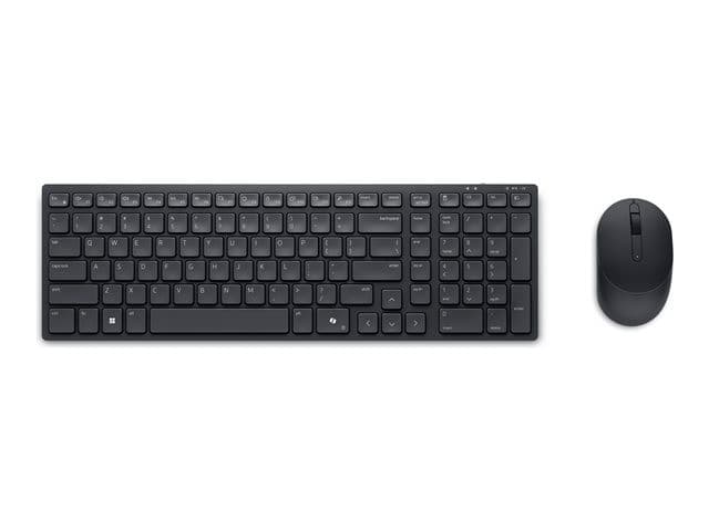 Dell Pro KM555 Silent Compact Wireless Keyboard and Mouse Set - Black - QWERTY US International - Image 2