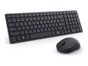 Dell Pro KM555 Silent Compact Wireless Keyboard and Mouse Set - Black - QWERTY US International thumbnail 4