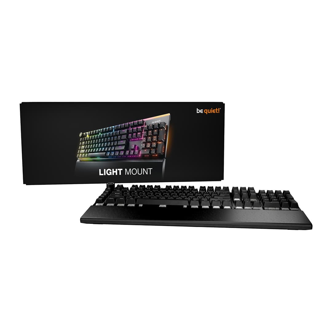 be quiet! Light Mount Silent Linear BT003UK RGB Mechanical Gaming Keyboard Black - Image 4
