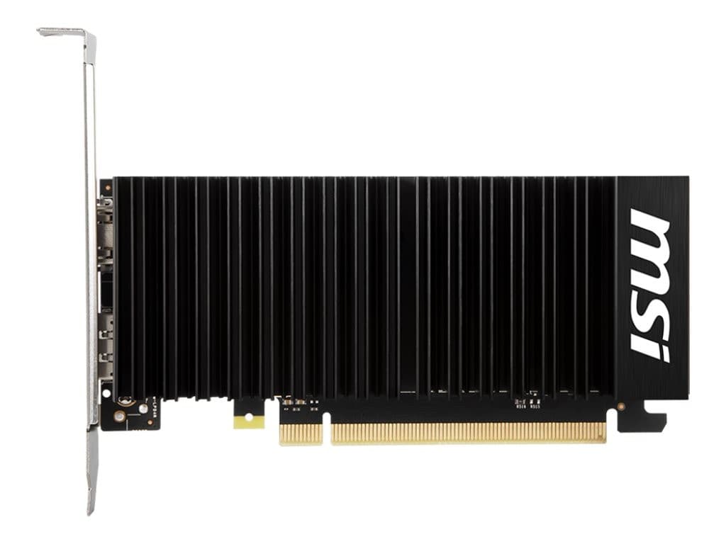 MSI GeForce GT 1030 4GHD4 LP OC 4GB DDR4 Graphics Card Black - Image 1