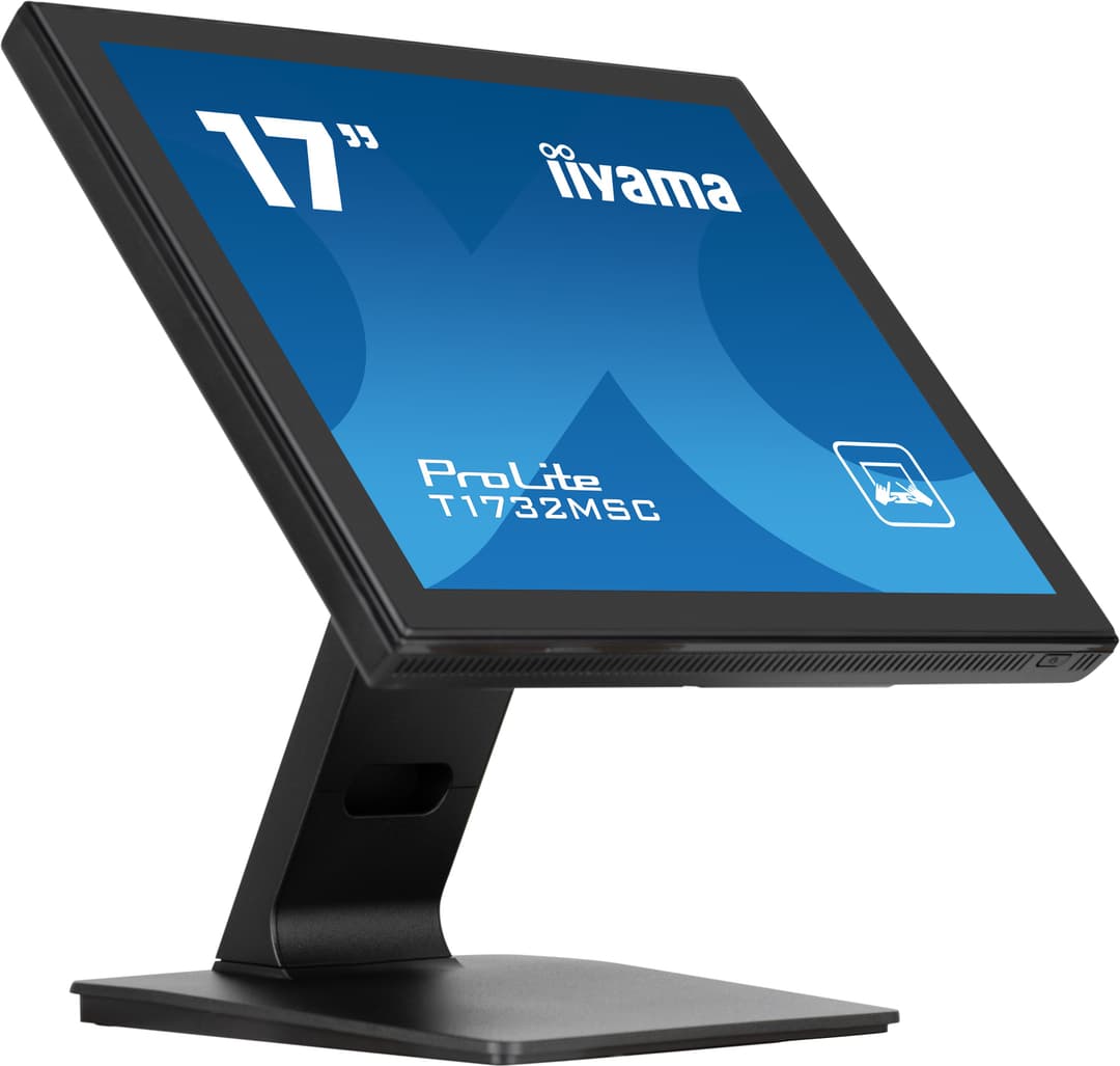 iiyama ProLite T1732MSC-B1SAG computer monitor 43.2 cm (17") 1280 x 1024 pixels Full HD LED Touchscreen Tabletop Black - Image 1