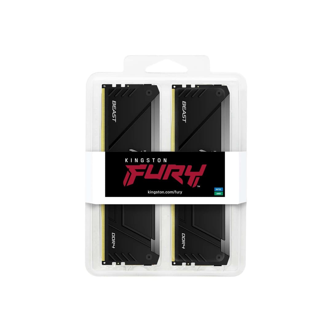 Kingston Technology FURY Beast RGB Memory Kit 16 GB (2 x 8 GB) DDR4 3200 MHz CL16 - Image 3