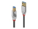 Lindy CROMO USB 3.2 Gen 1 Type A to B Cable 2m Grey thumbnail 2