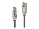 Lindy CROMO USB 3.2 Gen 1 Type A to B Cable 2m Grey thumbnail 3
