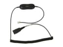 Jabra GN1216 Coiled Headset Cable - Quick Disconnect to RJ9 - for Avaya one-X 1600/9600 Deskphones - 2 m thumbnail 1