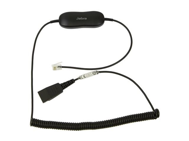 Jabra GN1216 Coiled Headset Cable - Quick Disconnect to RJ9 - for Avaya one-X 1600/9600 Deskphones - 2 m - Image 2