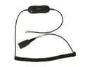 Jabra GN1216 Coiled Headset Cable - Quick Disconnect to RJ9 - for Avaya one-X 1600/9600 Deskphones - 2 m thumbnail 2